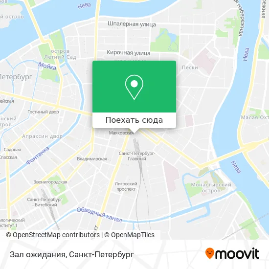 Карта Зал ожидания