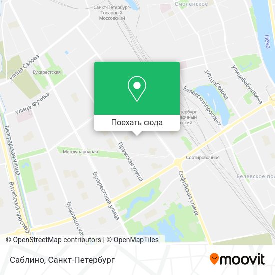 Карта Саблино