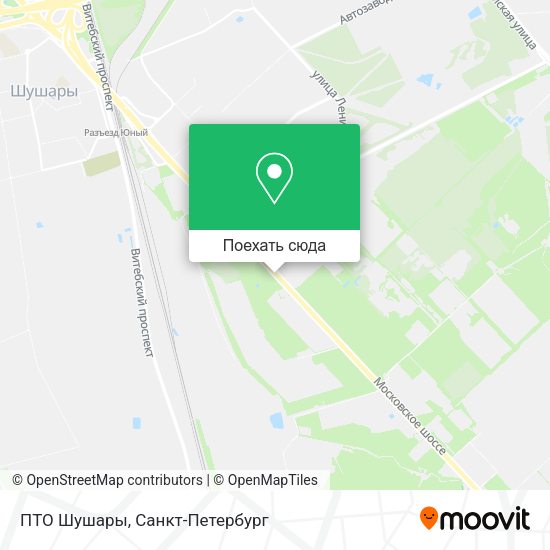 Карта ПТО Шушары