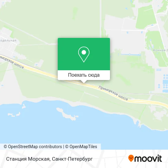 Карта Станция Морская