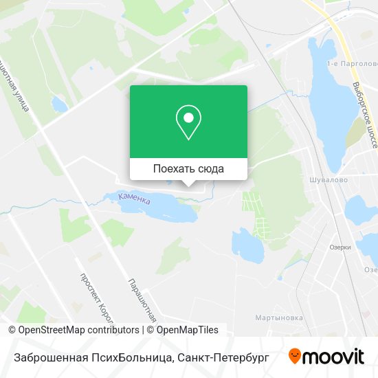 Карта Заброшенная ПсихБольница