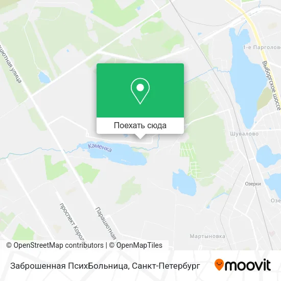 Карта Заброшенная ПсихБольница