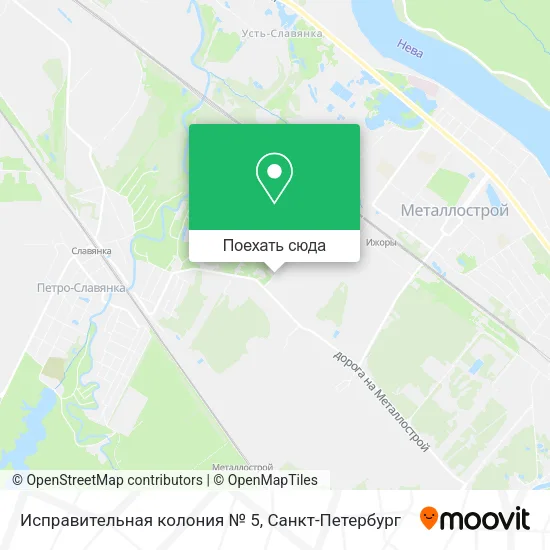 Карта Исправительная колония № 5