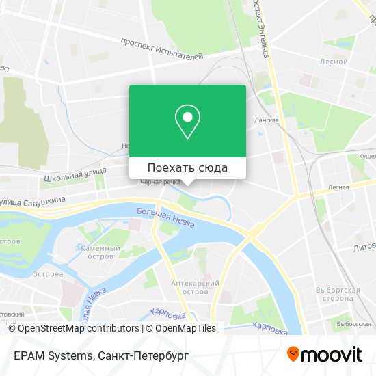 Карта EPAM Systems