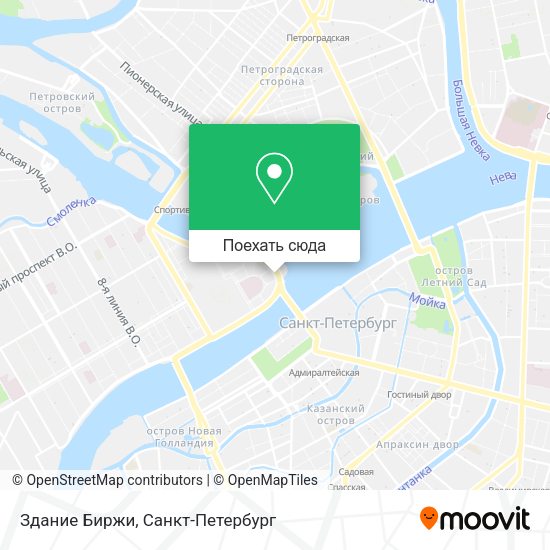 Карта Здание Биржи