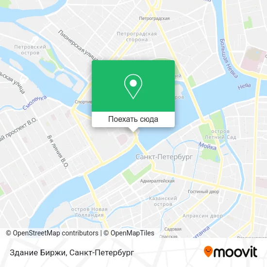 Карта Здание Биржи