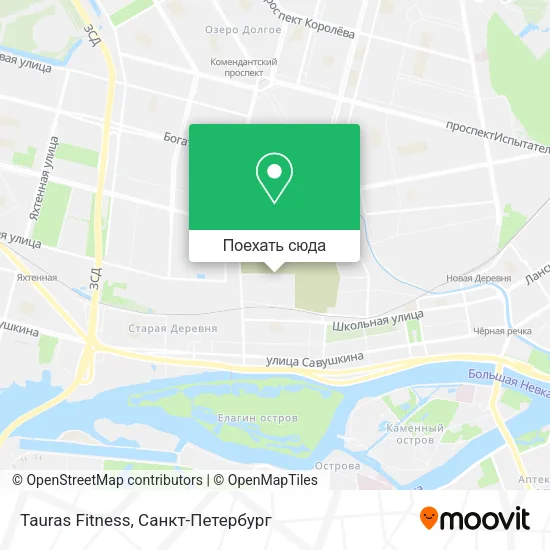 Карта Tauras Fitness