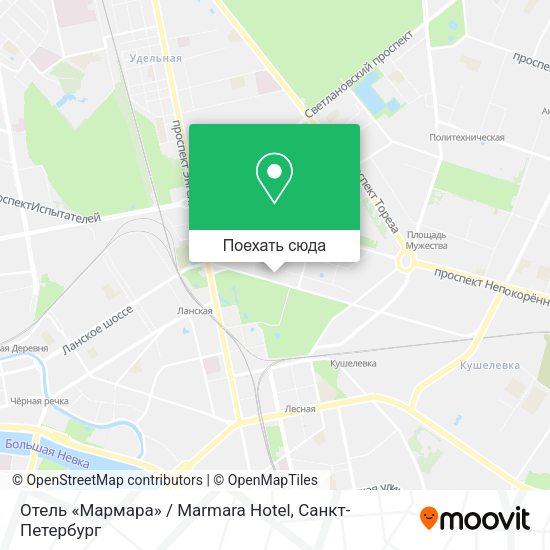 Карта Отель «Мармара» / Marmara Hotel