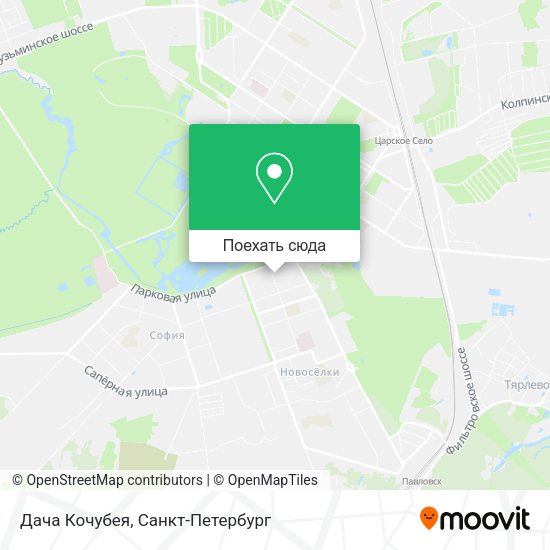Карта Дача Кочубея