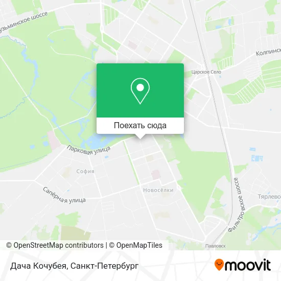 Карта Дача Кочубея