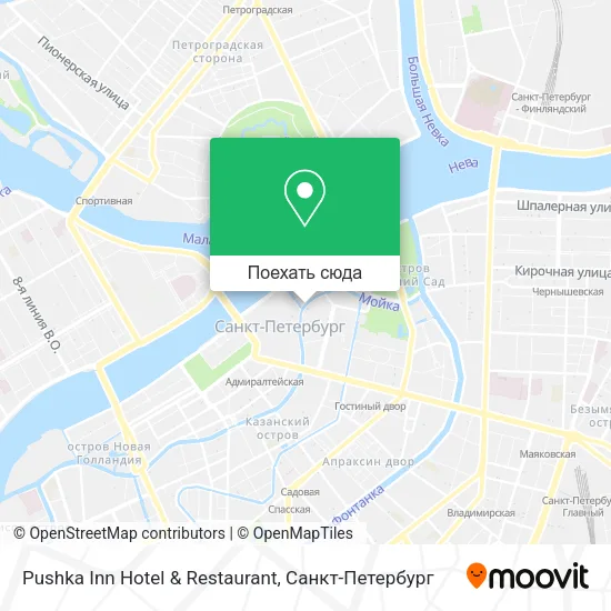 Карта Pushka Inn Hotel & Restaurant