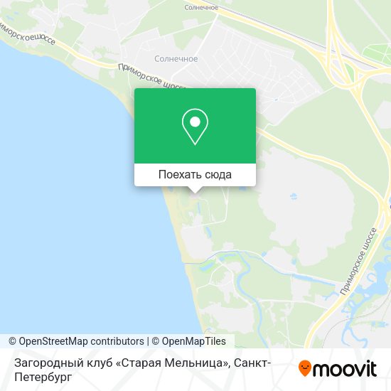 Карта Загородный клуб «Старая Мельница»