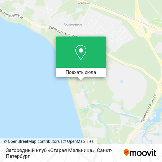 Карта Загородный клуб «Старая Мельница»