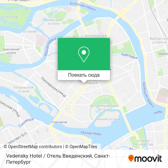 Карта Vedensky Hotel / Отель Введенский