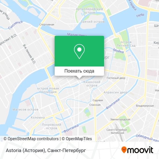 Карта Astoria (Астория)