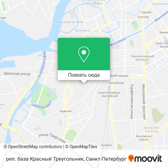 Карта реп. база  Красный Треугольник