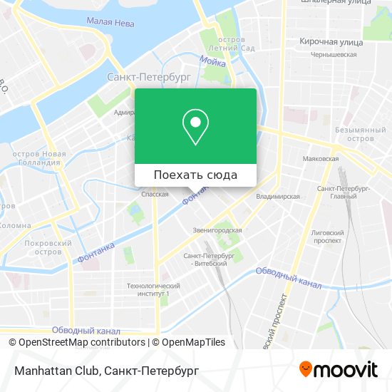 Карта Manhattan Club