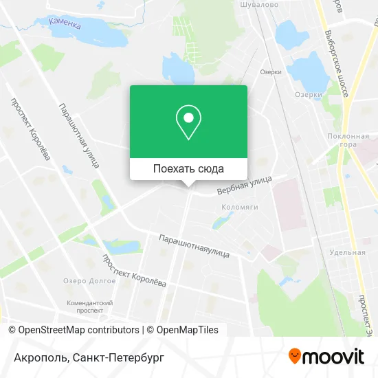 Карта Акрополь