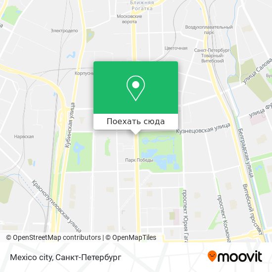 Карта Mexico city