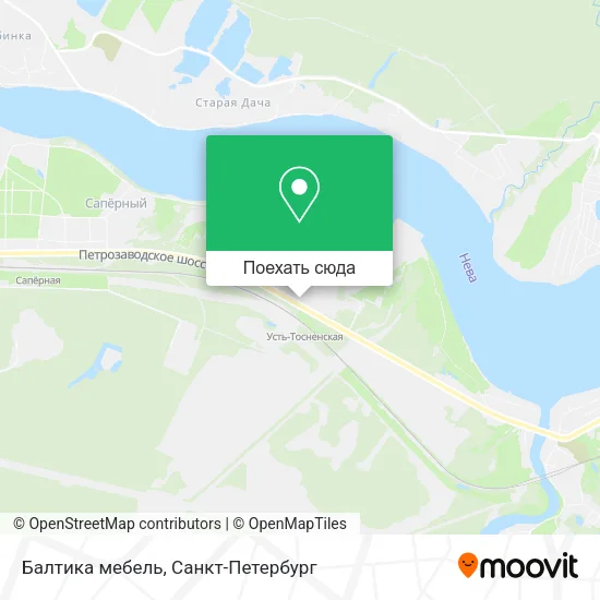 Карта Балтика мебель