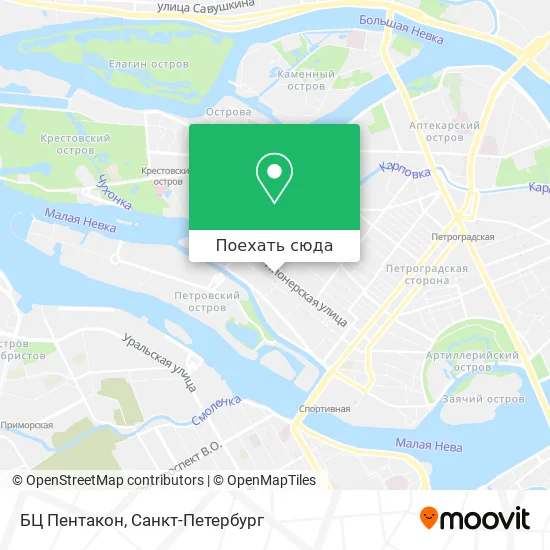 Карта БЦ  Пентакон