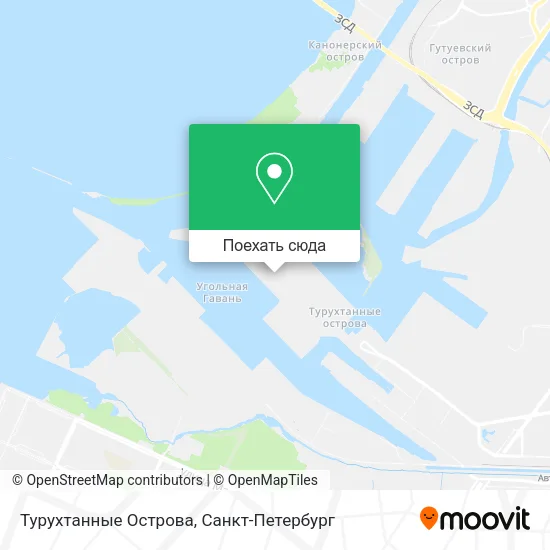Карта Турухтанные Острова