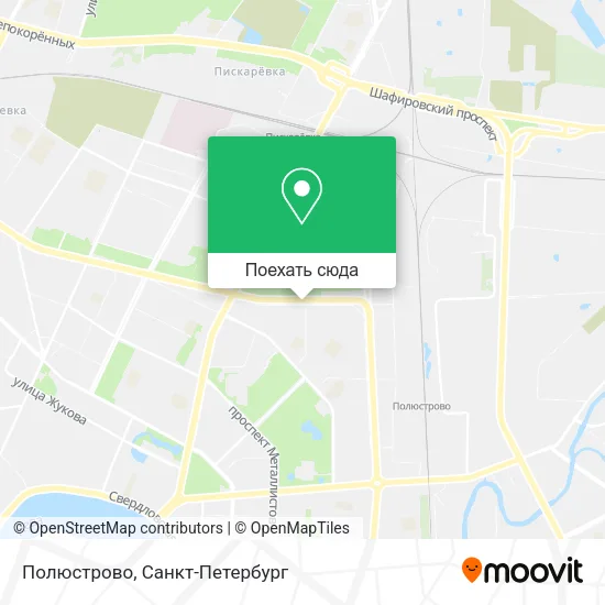 Карта Полюстрово
