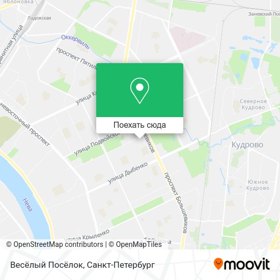 Карта Весёлый Посёлок