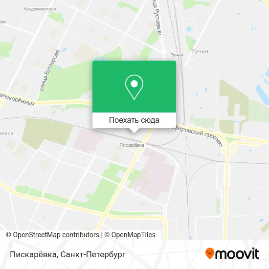 Карта Пискарёвка