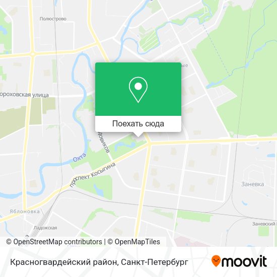 Карта Красногвардейский район