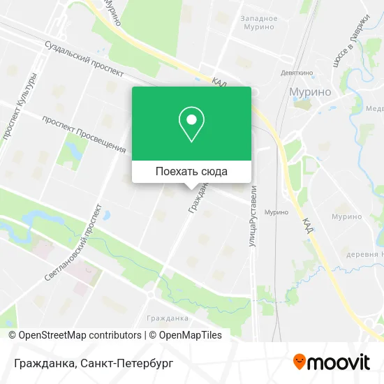 Карта Гражданка