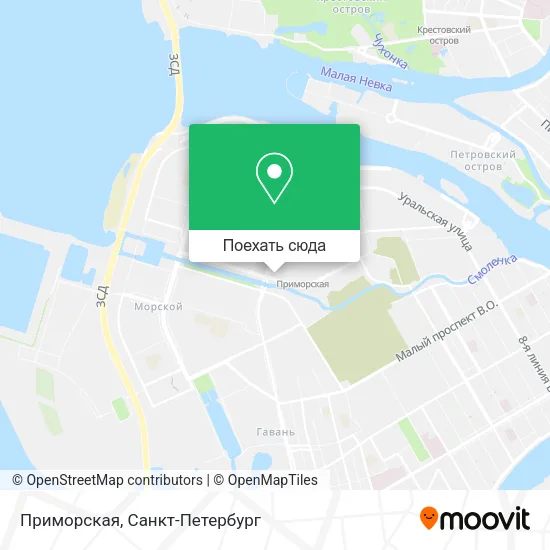Карта Приморская
