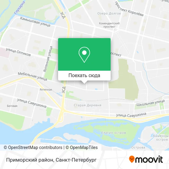Карта Приморский район