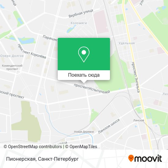 Карта Пионерская