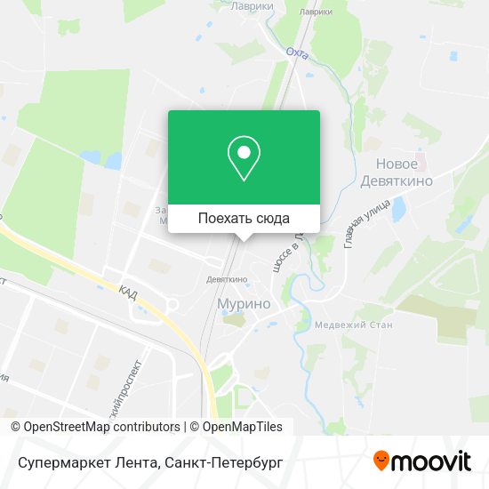 Карта Супермаркет  Лента