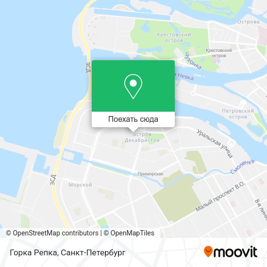 Карта Горка  Репка