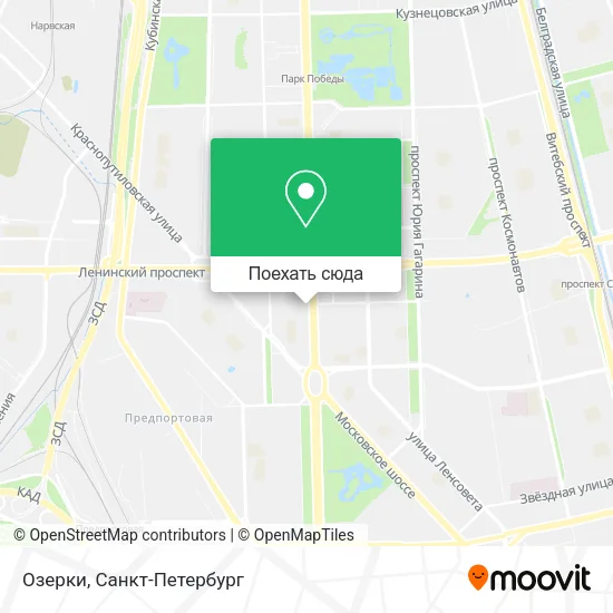 Карта Озерки
