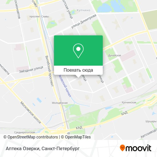 Карта Аптека  Озерки