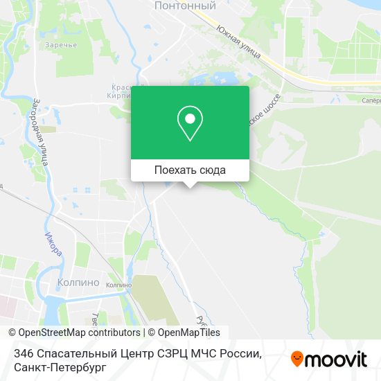 Карта 346 Спасательный Центр СЗРЦ МЧС России