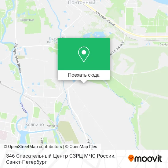 Карта 346 Спасательный Центр СЗРЦ МЧС России