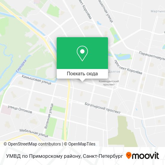 Карта УМВД по Приморскому району