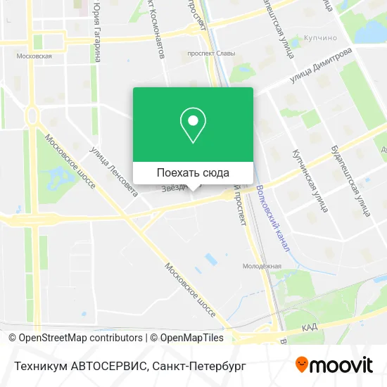 Карта Техникум АВТОСЕРВИС