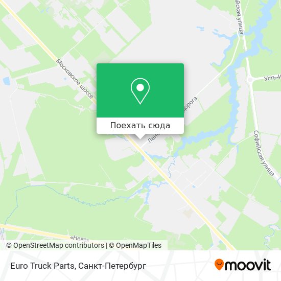 Карта Euro Truck Parts