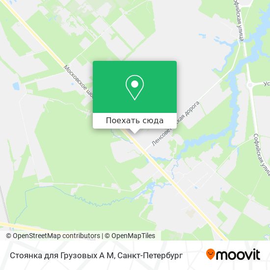 Карта Стоянка для Грузовых А М