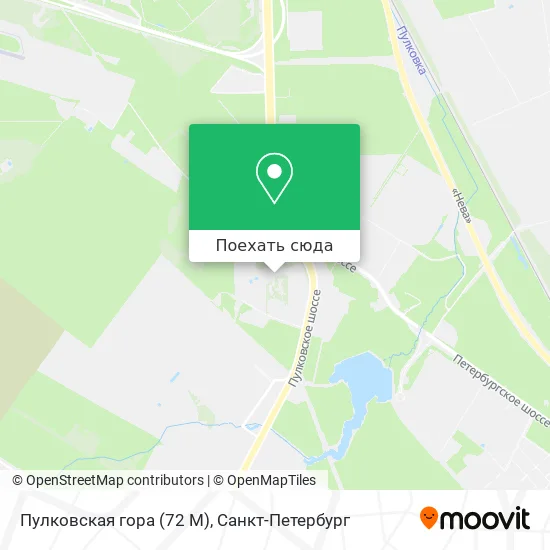 Карта Пулковская гора (72 М)