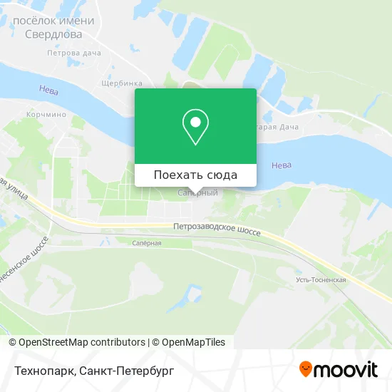 Карта Технопарк