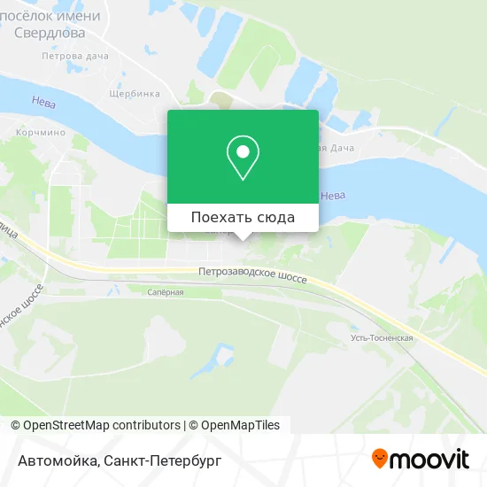 Карта Автомойка