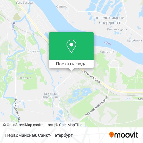 Карта Первомайская
