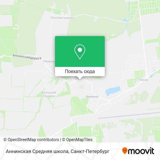 Карта Аннинская Средняя школа