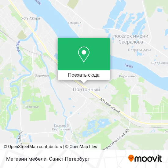 Карта Магазин мебели